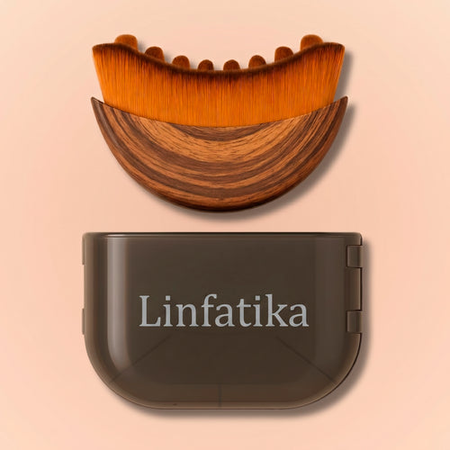 Linfatika™ — Cepillo de Drenaje Linfático Facial